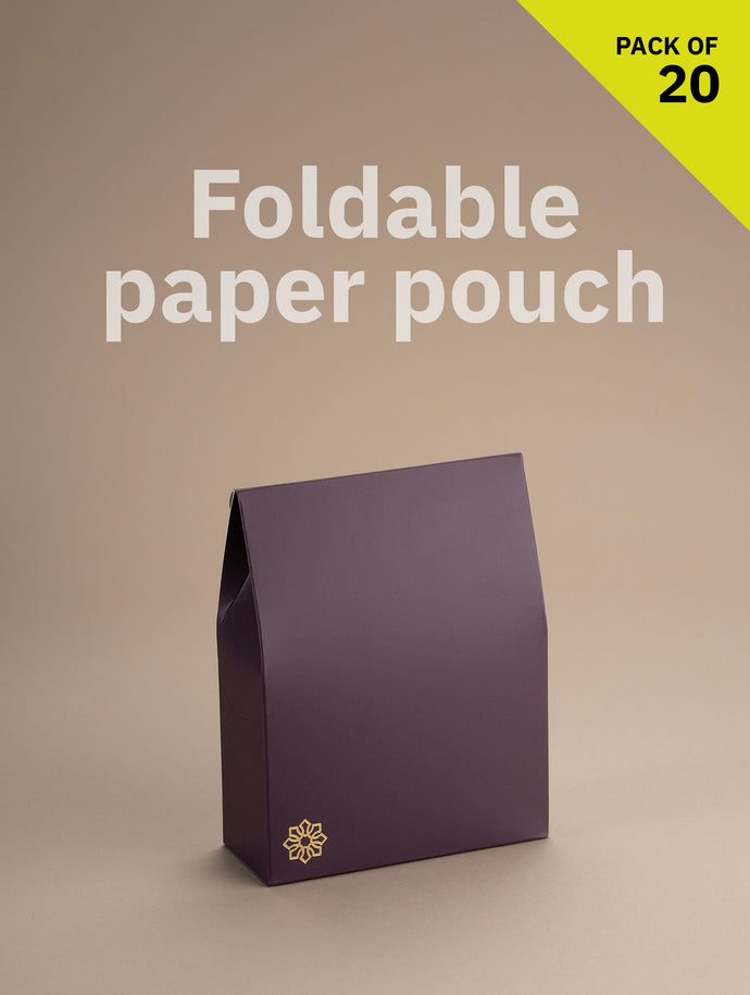 Foldable Paper Pouch – Unbox | Premium Box Packaging Manufacturers in Pune