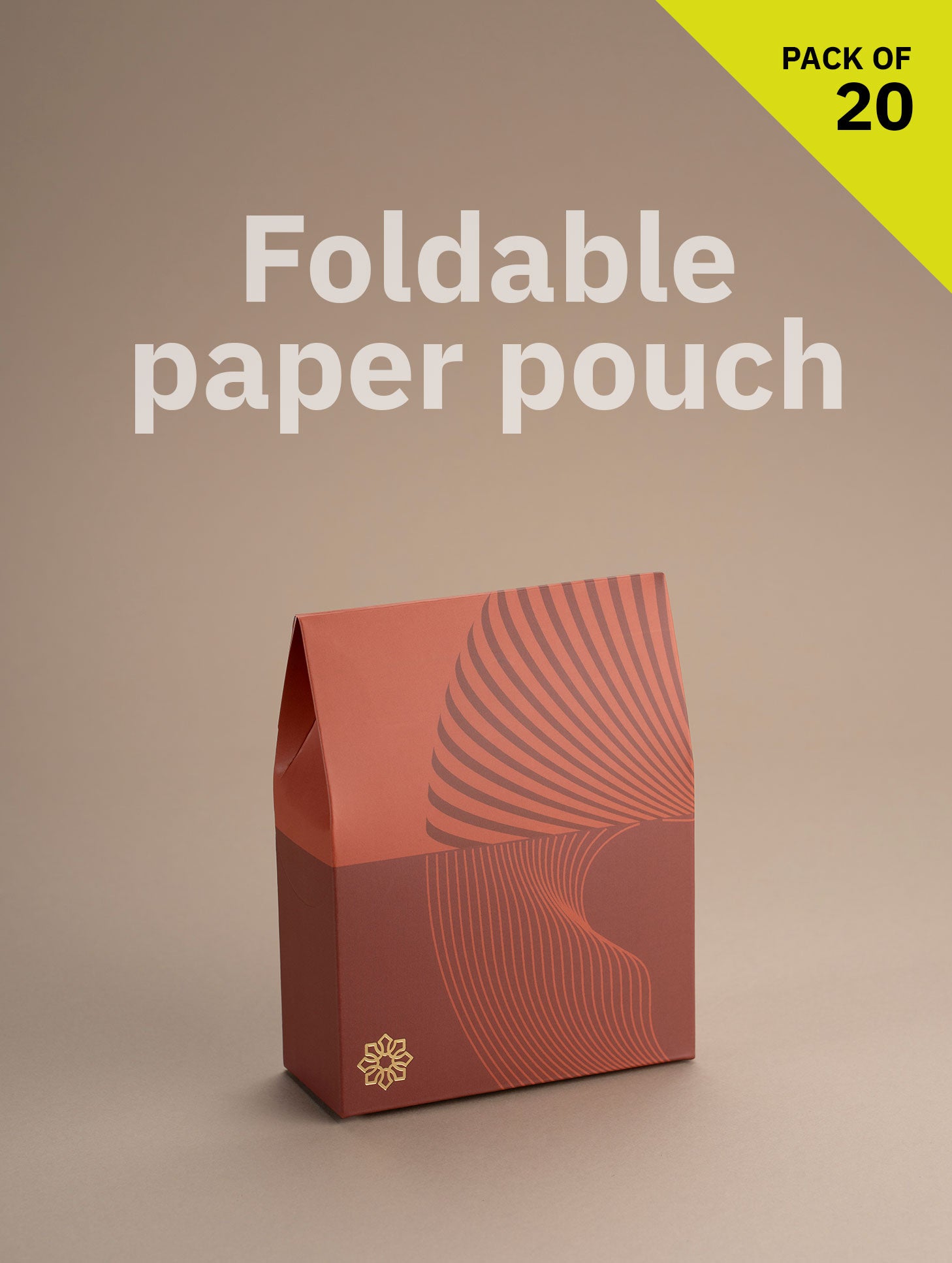 Foldable Paper Pouch