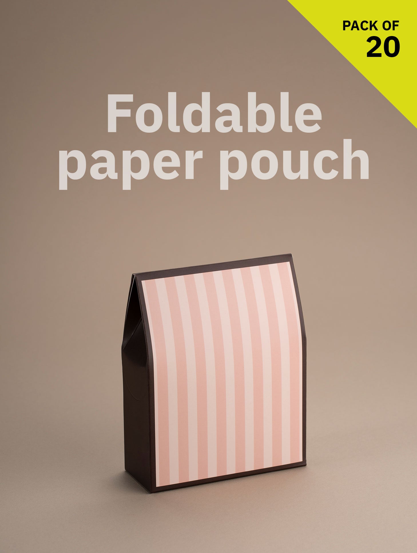Foldable Paper Pouch