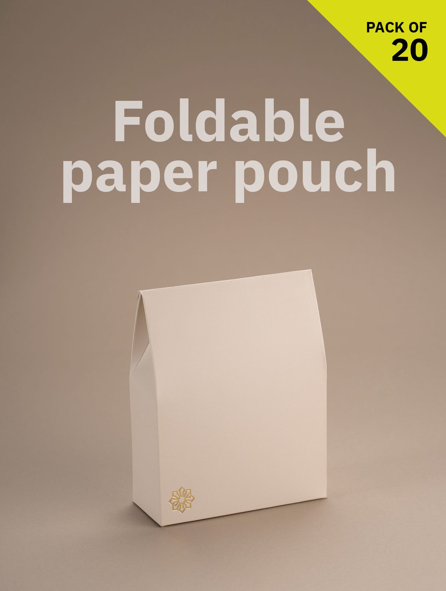 Foldable Paper Pouch