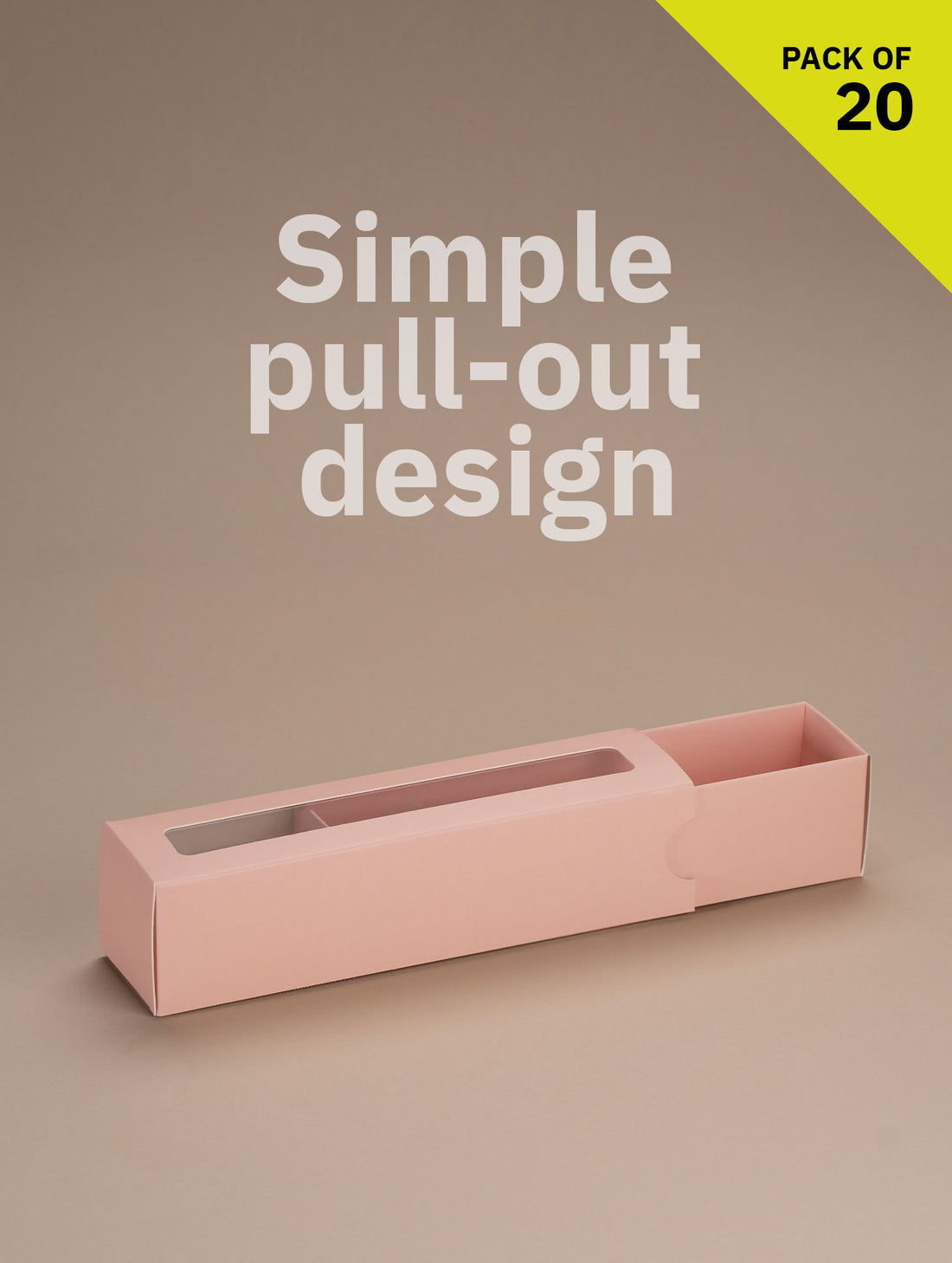 Window Paper Drawer Box