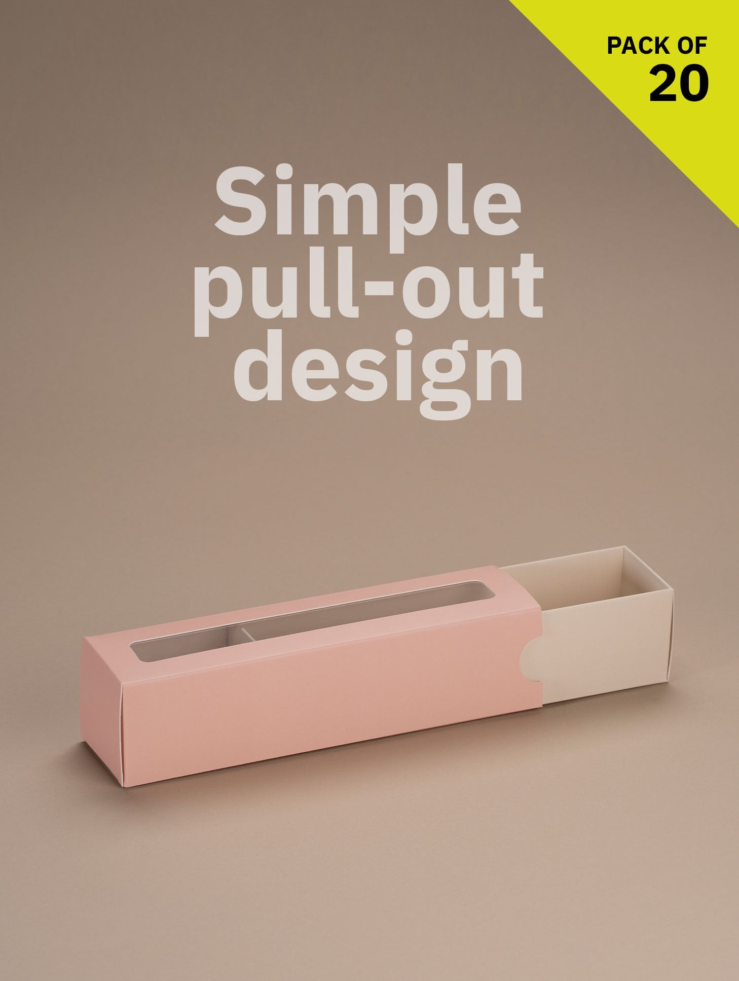 Window Paper Drawer Box