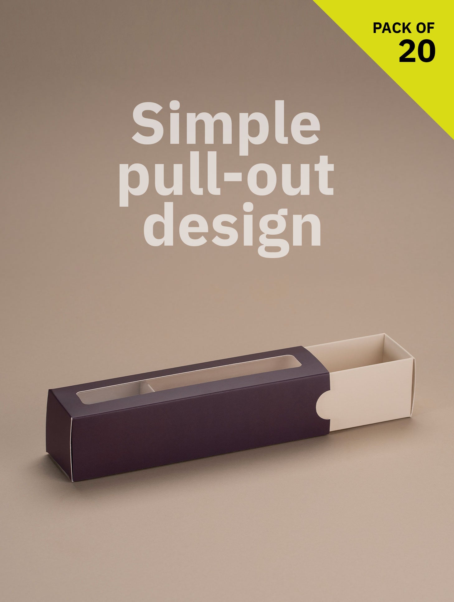 Window Paper Drawer Box