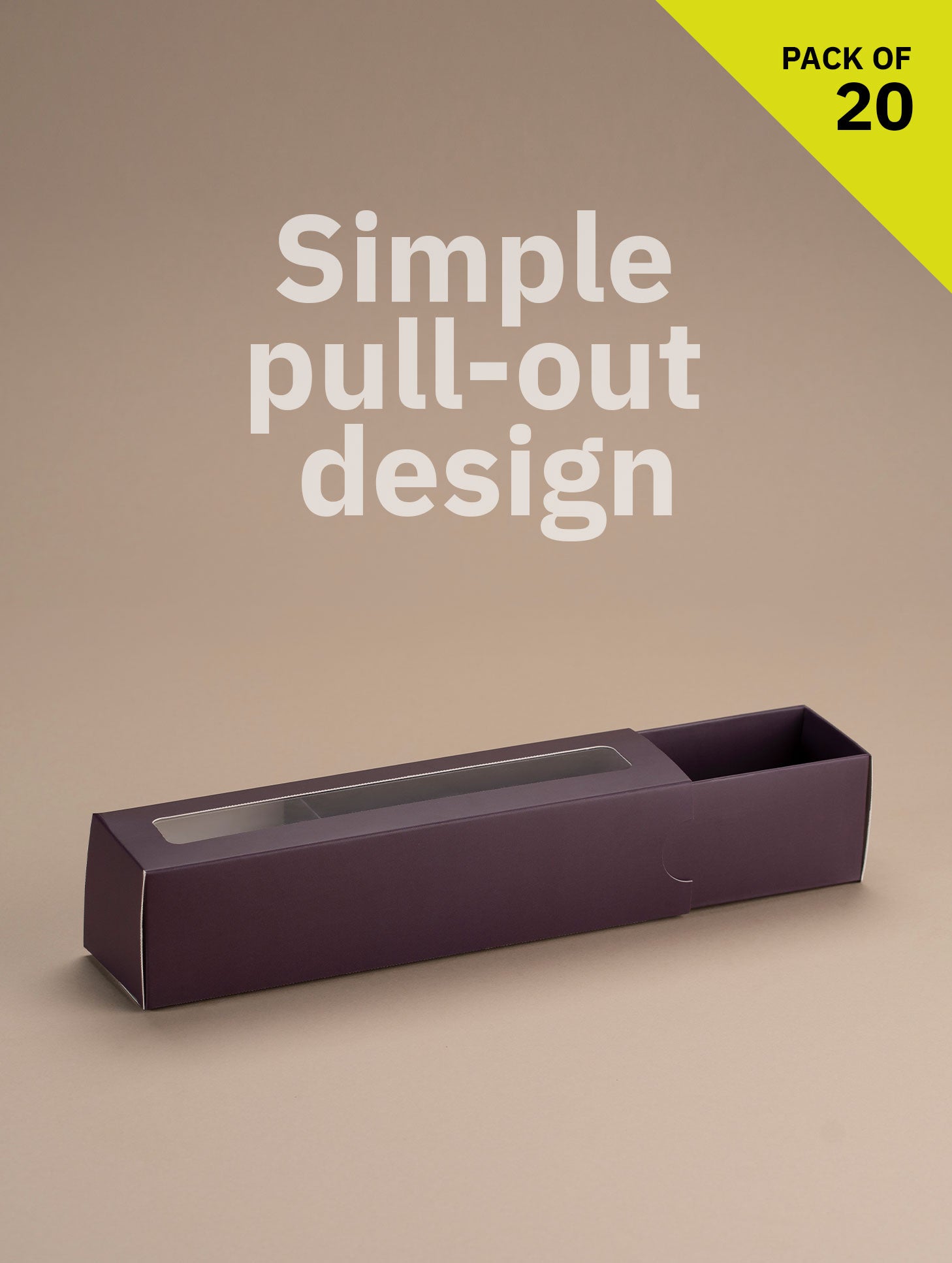 Window Paper Drawer Box