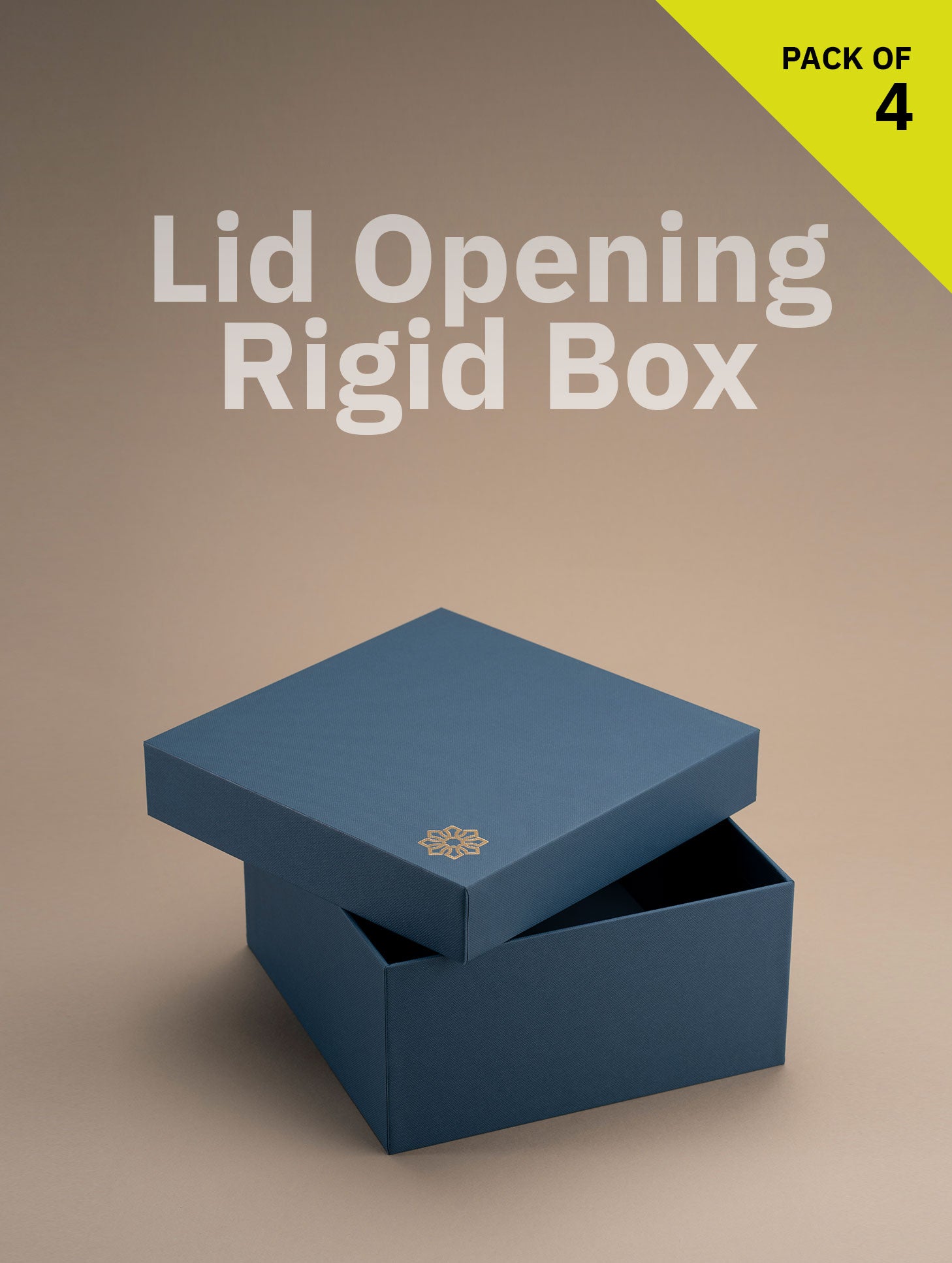 Lid Opening Square Box