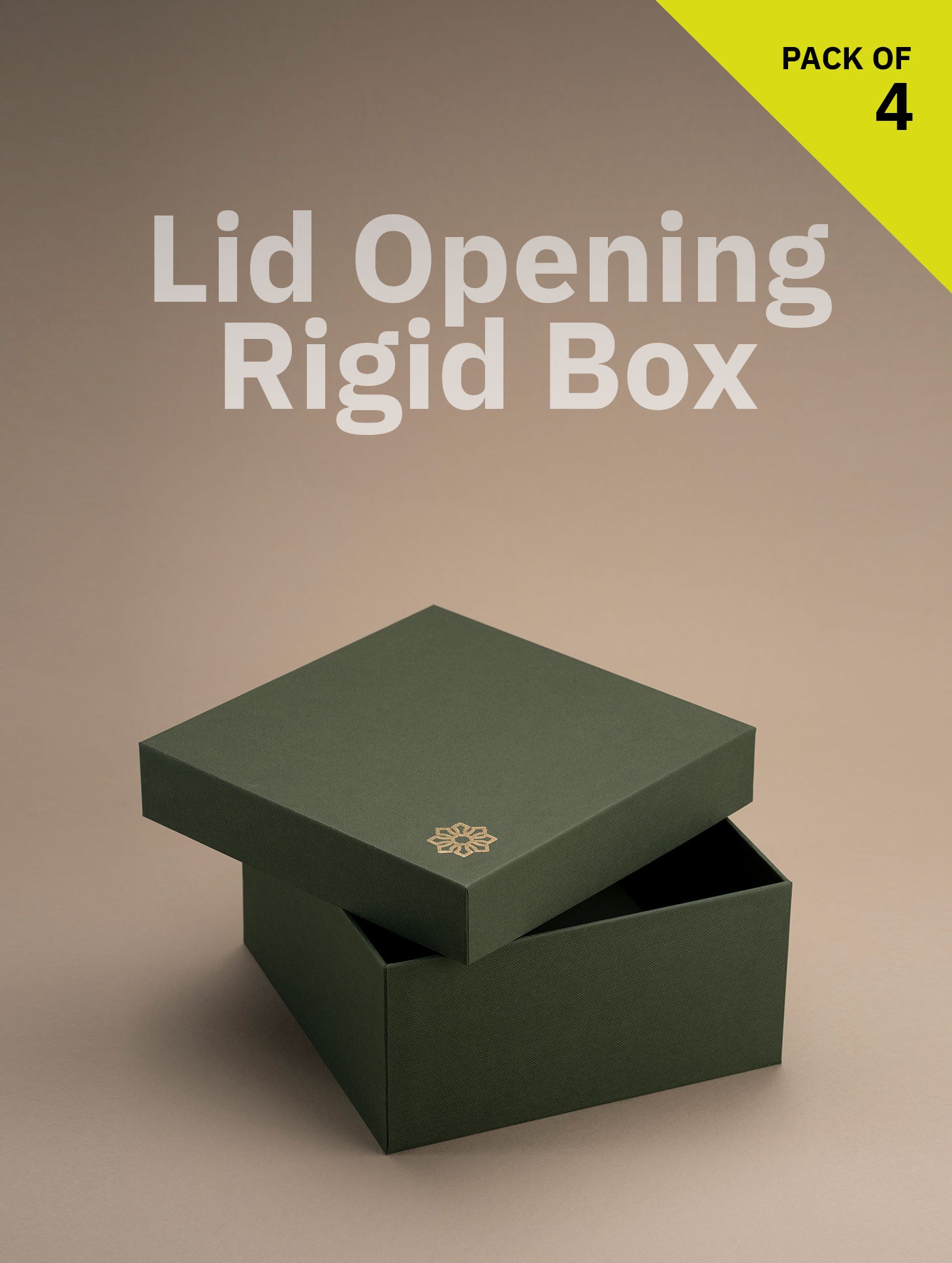 Lid Opening Square Box