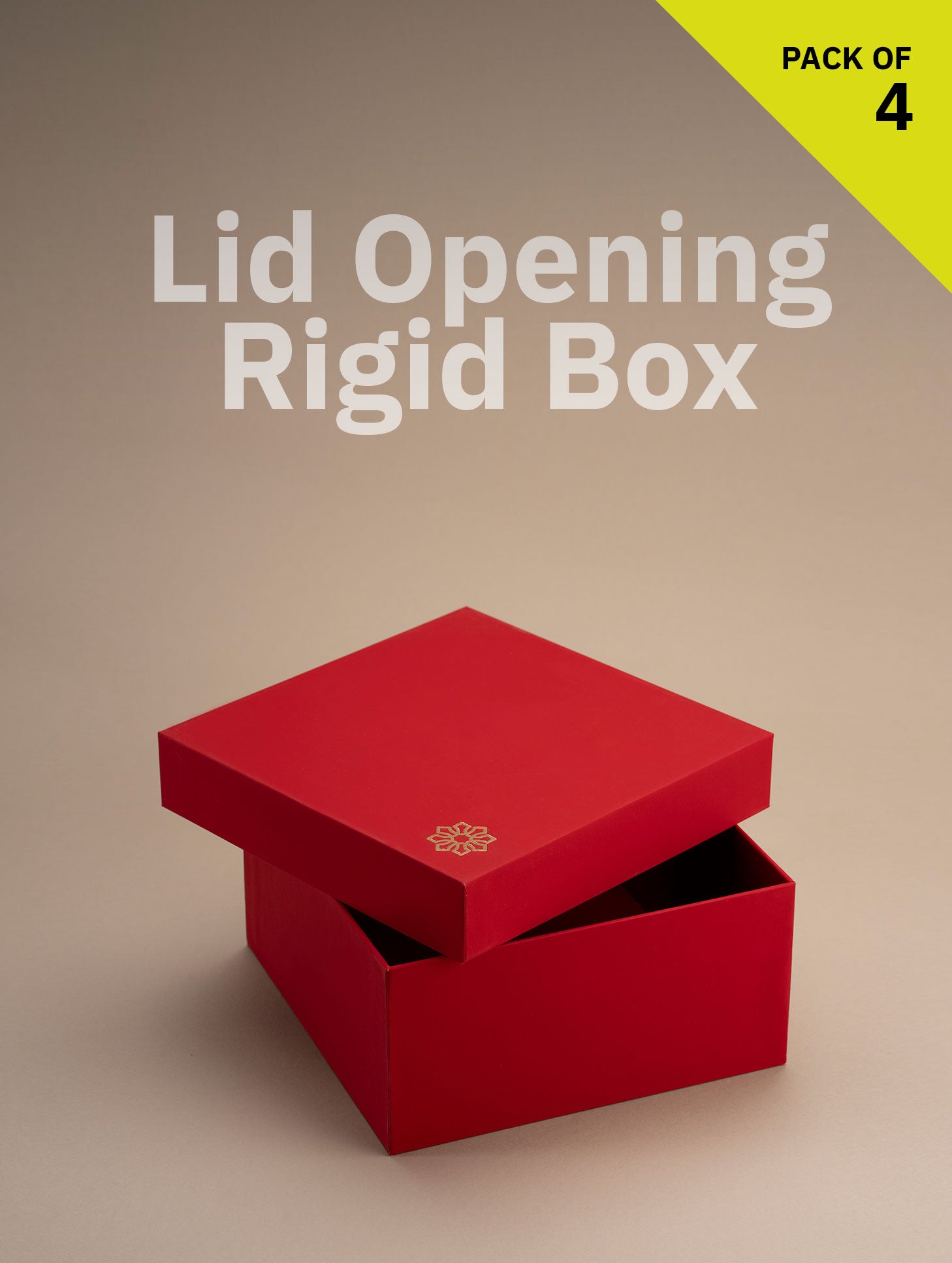 Lid Opening Square Box