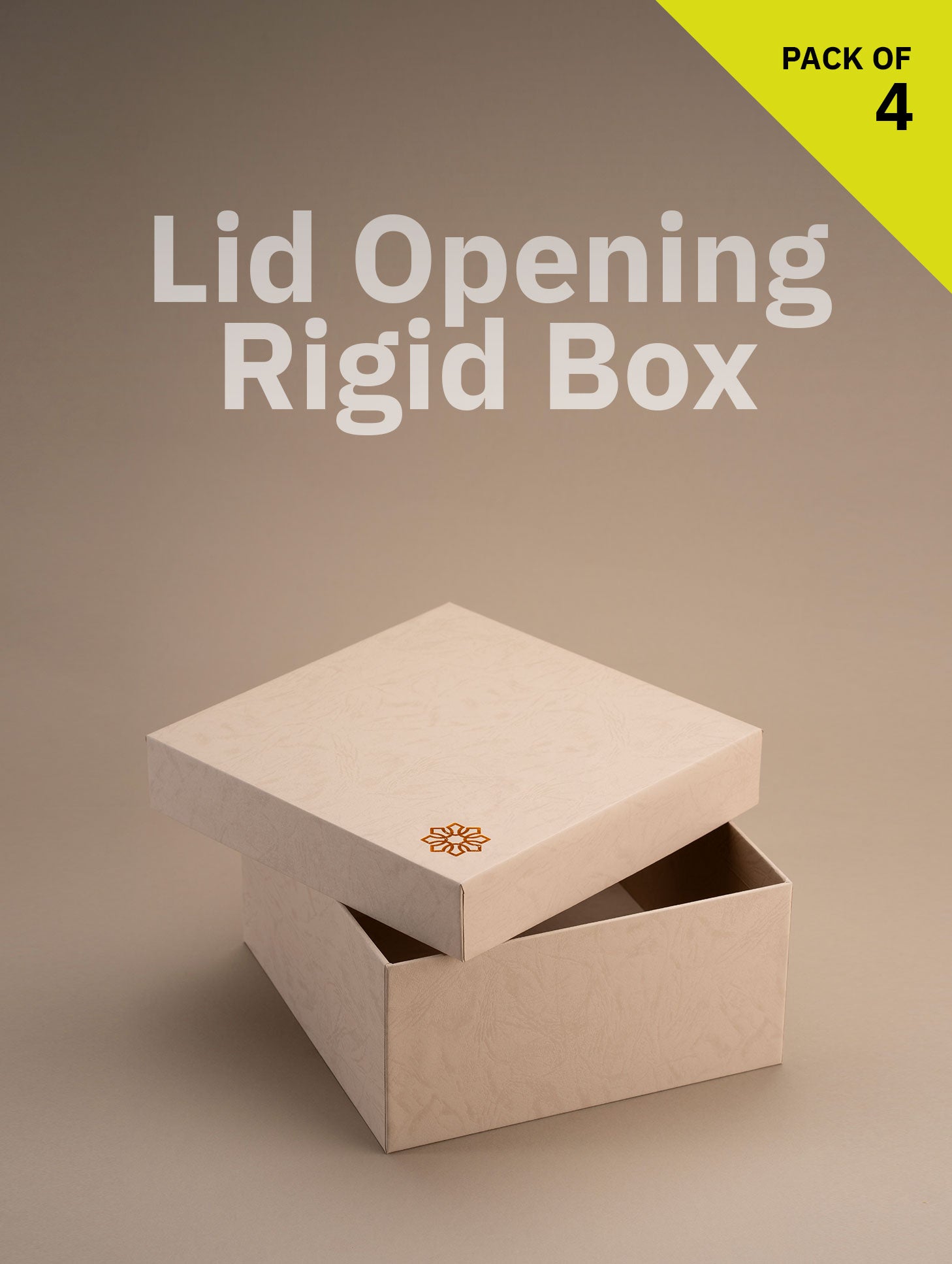 Lid Opening Square Box